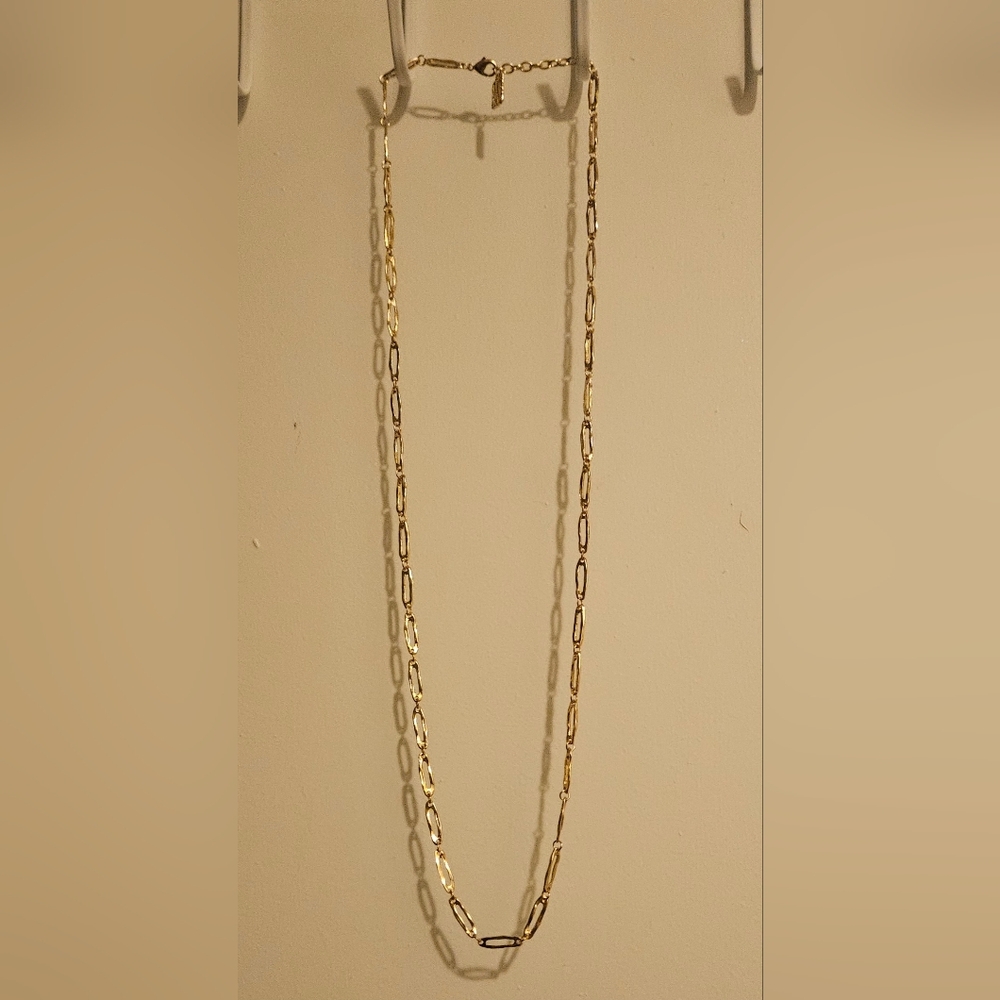 Karine Sultan 38" Long Goldtone Fashion Chain.